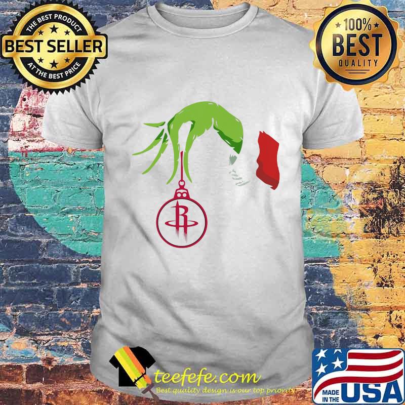Merry christmas grinch holding houston rockets logo shirt Merry christmas grinch holding houston rockets logo shirt