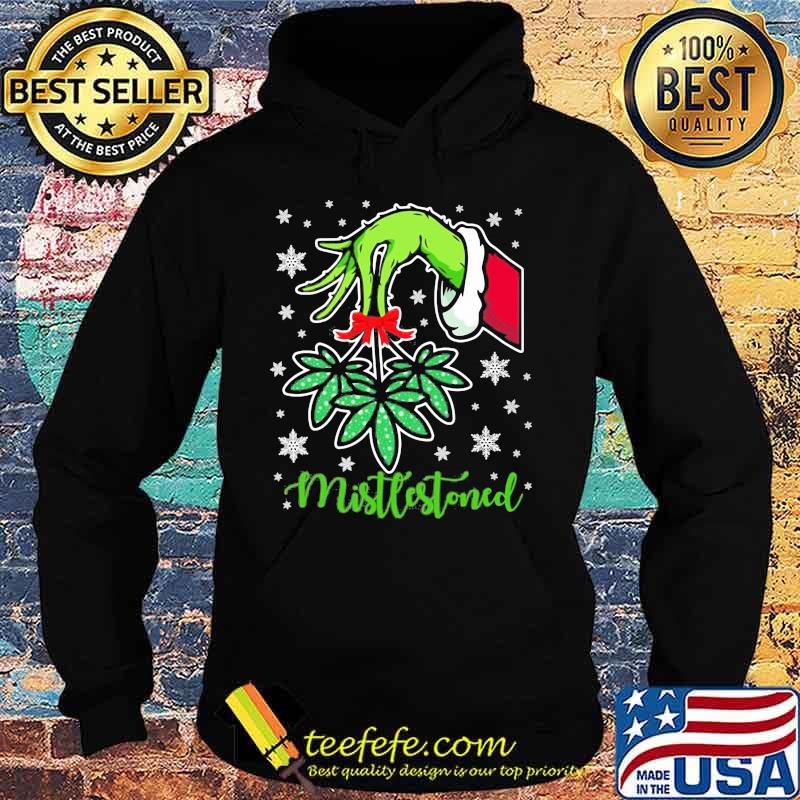 Merry christmas grinch holding mistlestoned weed s Hoodie Merry christmas grinch holding mistlestoned weed s Hoodie