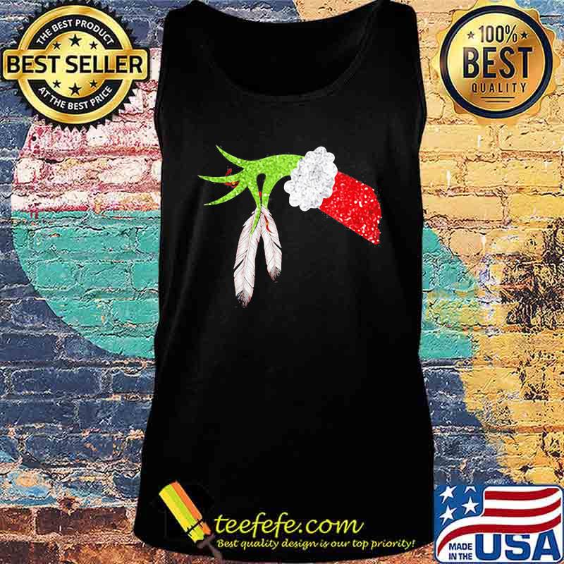 Merry christmas grinch holding native s Tank top Merry christmas grinch holding native s Tank top