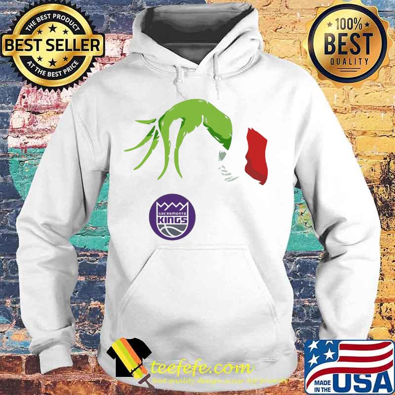 Merry christmas grinch holding sacramento kings logo s Hoodie Merry christmas grinch holding sacramento kings logo s Hoodie