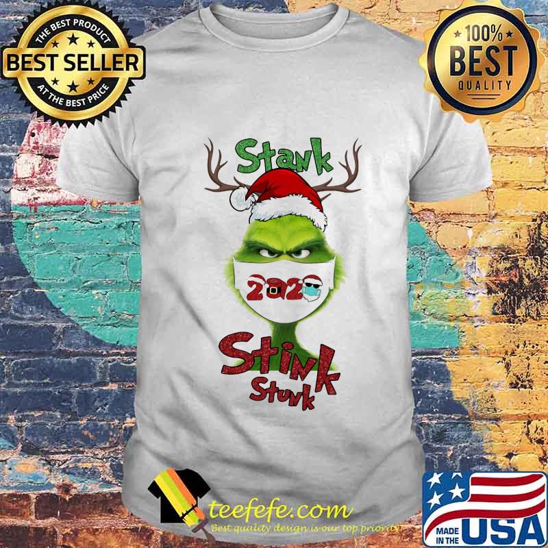 Merry christmas grinch mask stink stank stunk 2020 shirt
