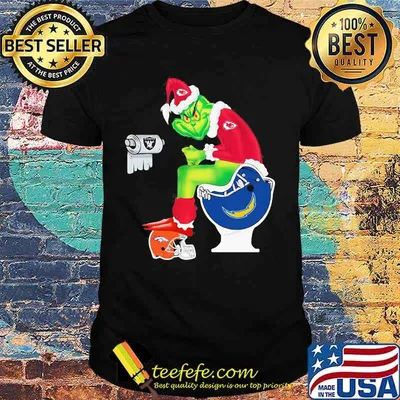 Merry christmas grinch santa kansas city chiefs shirt