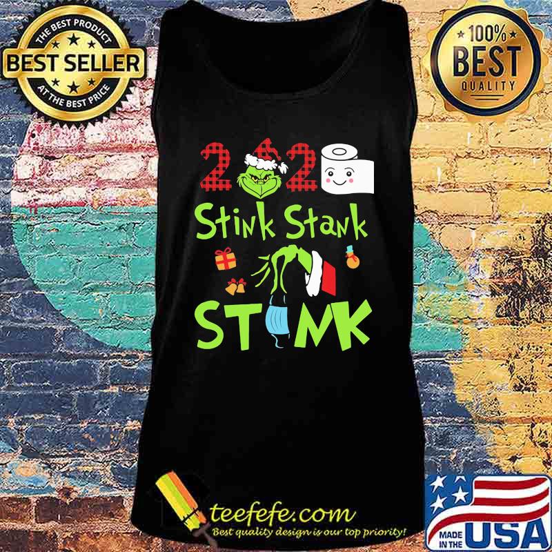 Merry christmas grinch stink stank stunk 2020 mask toilet paper s Tank top Merry christmas grinch stink stank stunk 2020 mask toilet paper s Tank top