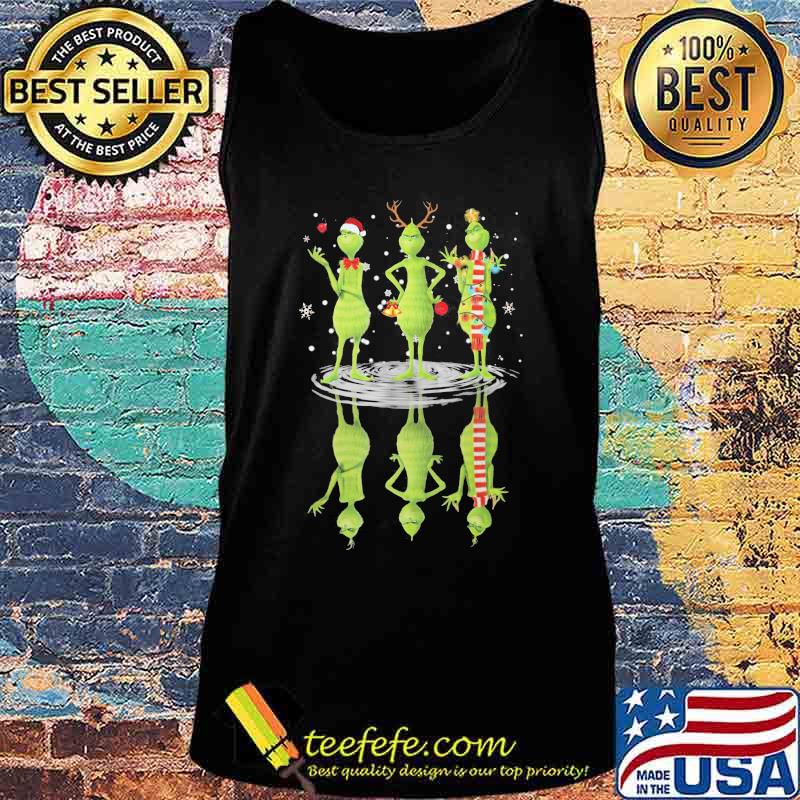 Merry christmas grinch water reflection s Tank top Merry christmas grinch water reflection s Tank top