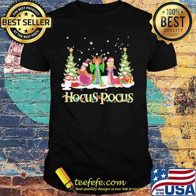 Merry christmas hocus pocus light snow shirt