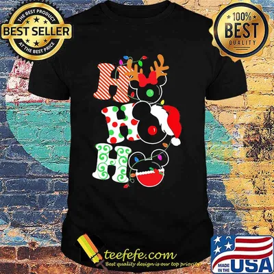 Merry christmas mickey mouse ho ho ho shirt