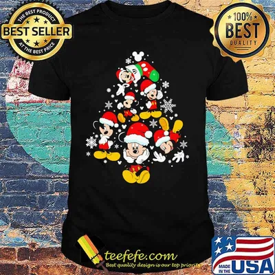 Merry christmas mickey mouse snow shirt