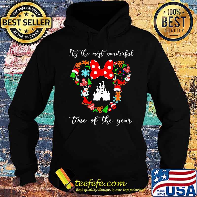 Merry christmas minnie mouse it's the most wonderful time of the year s Hoodie Merry christmas minnie mouse it's the most wonderful time of the year s Hoodie