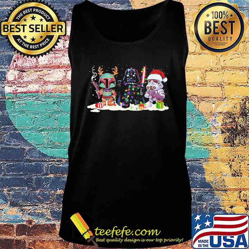 Merry christmas star wars darth vader santa lights snow s Tank top Merry christmas star wars darth vader santa lights snow s Tank top