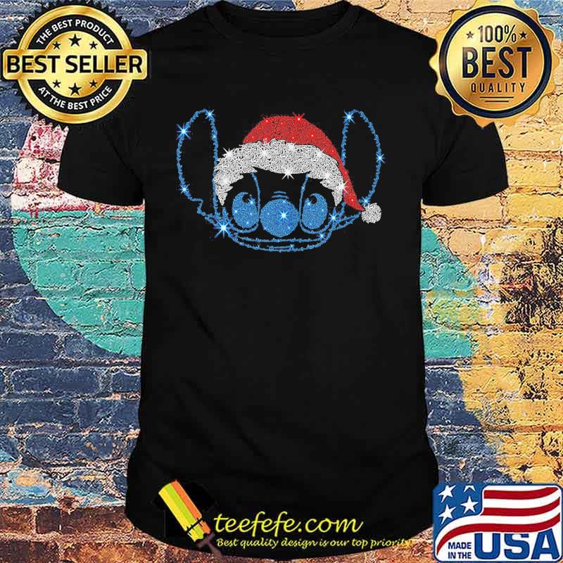 Merry christmas stitch santa diamond shirt