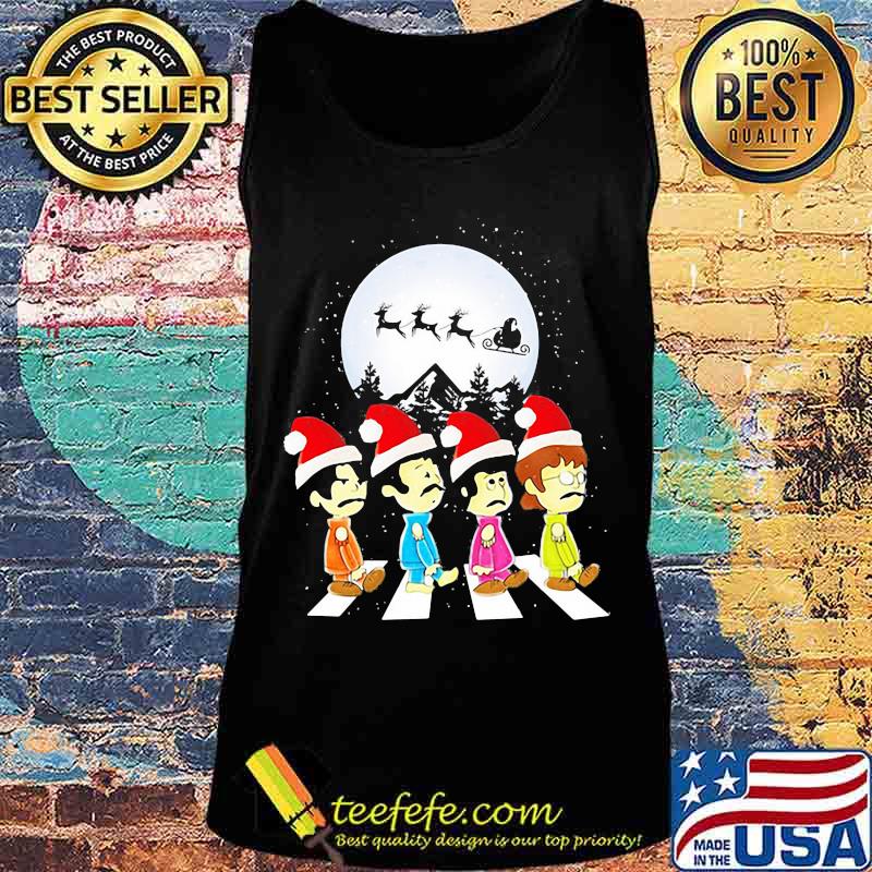 Merry christmas the peanuts band chibi abbey road s Tank top Merry christmas the peanuts band chibi abbey road s Tank top