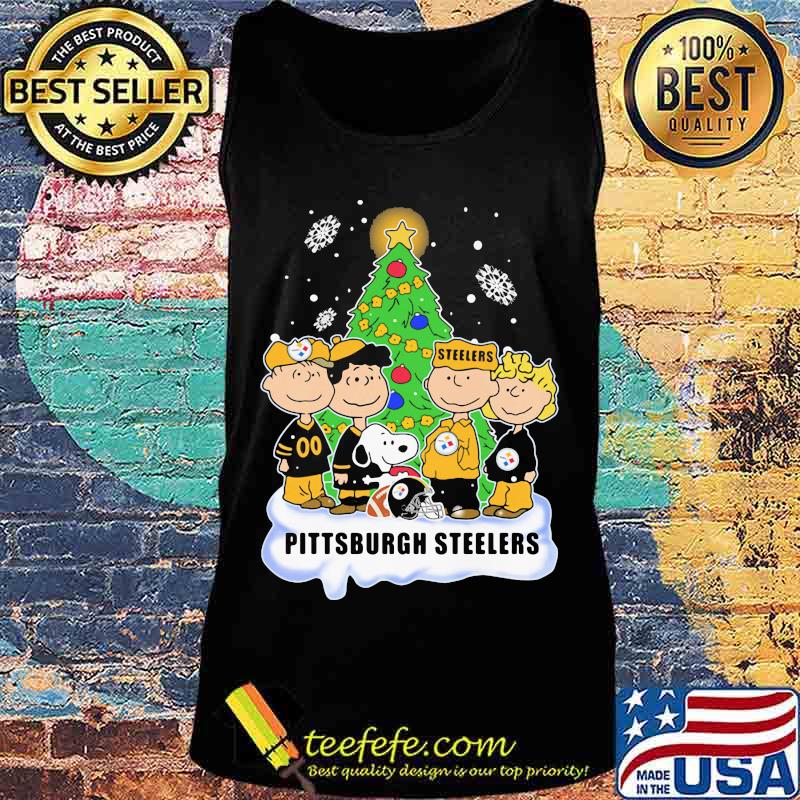 Merry christmas the peanuts pittsburgh steelers s Tank top Merry christmas the peanuts pittsburgh steelers s Tank top