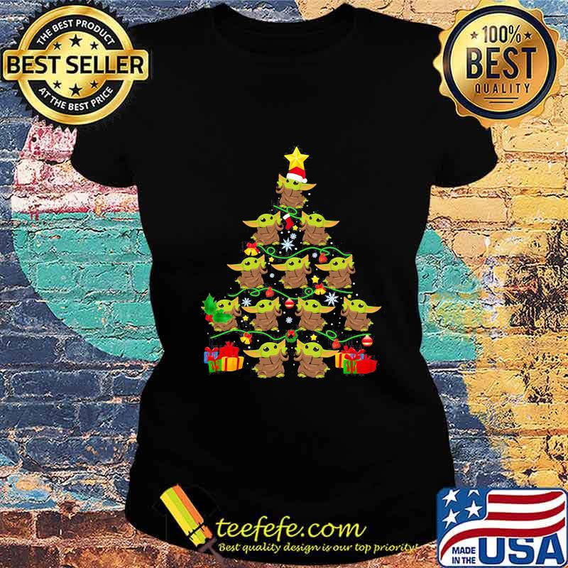 Merry christmas tree baby yoda s Ladies tee Merry christmas tree baby yoda s Ladies tee