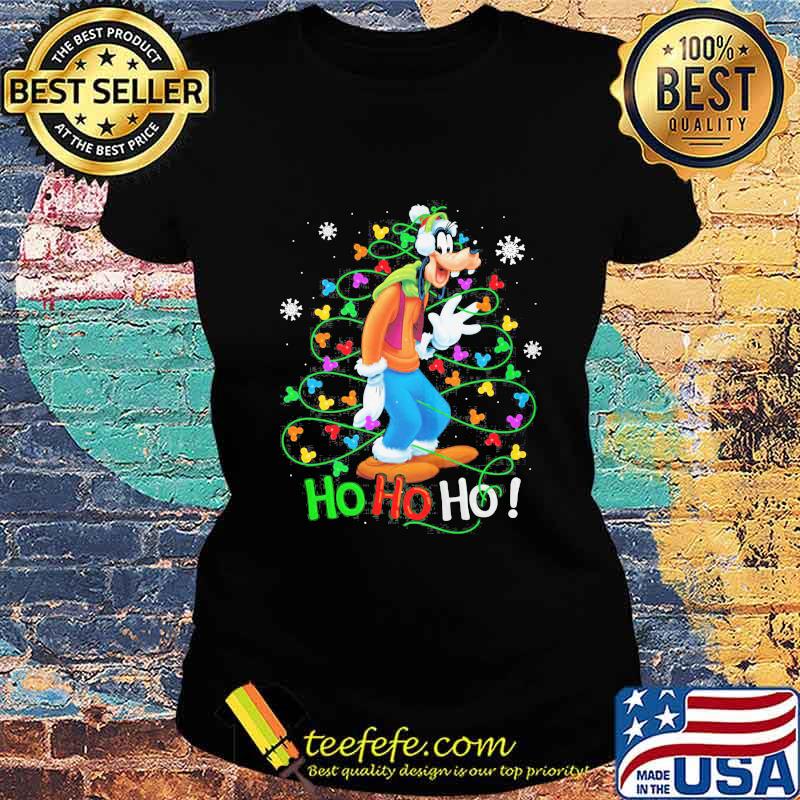 Merry christmas tree pluto dog ho ho ho s Ladies tee Merry christmas tree pluto dog ho ho ho s Ladies tee