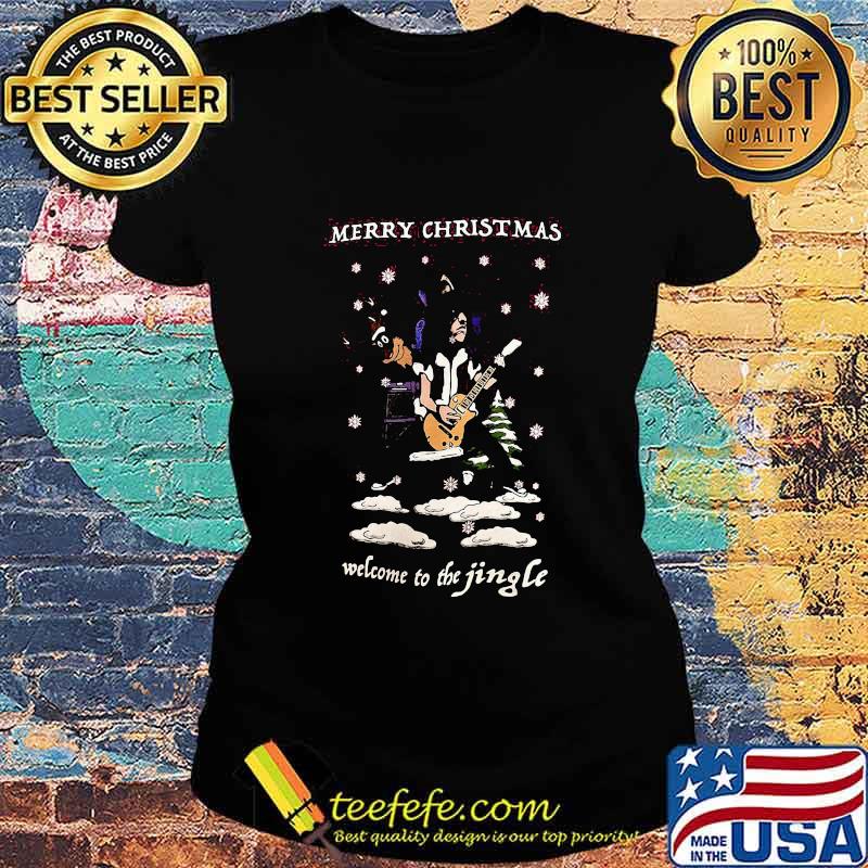Merry christmas welcome to the jingle guitar s Ladies tee Merry christmas welcome to the jingle guitar s Ladies tee
