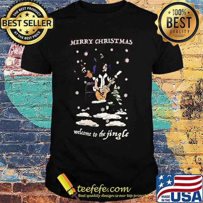 Merry christmas welcome to the jingle guitar shirt