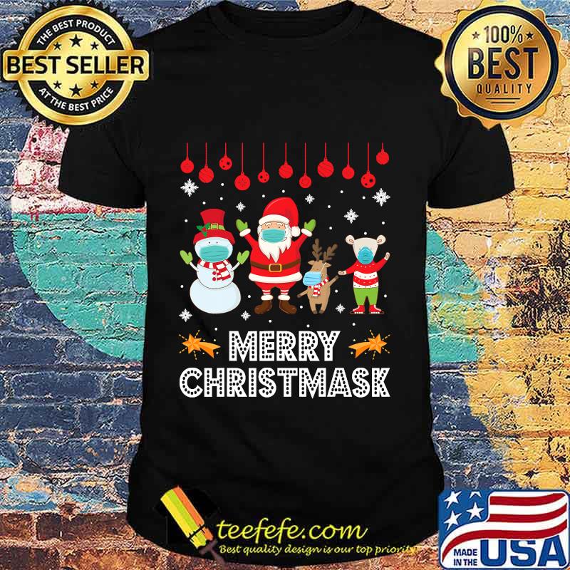 Merry Christmask Funny 2020 Christmas Xmas Wear Mask Shirt Merry Christmask Funny 2020 Christmas Xmas Wear Mask Shirt