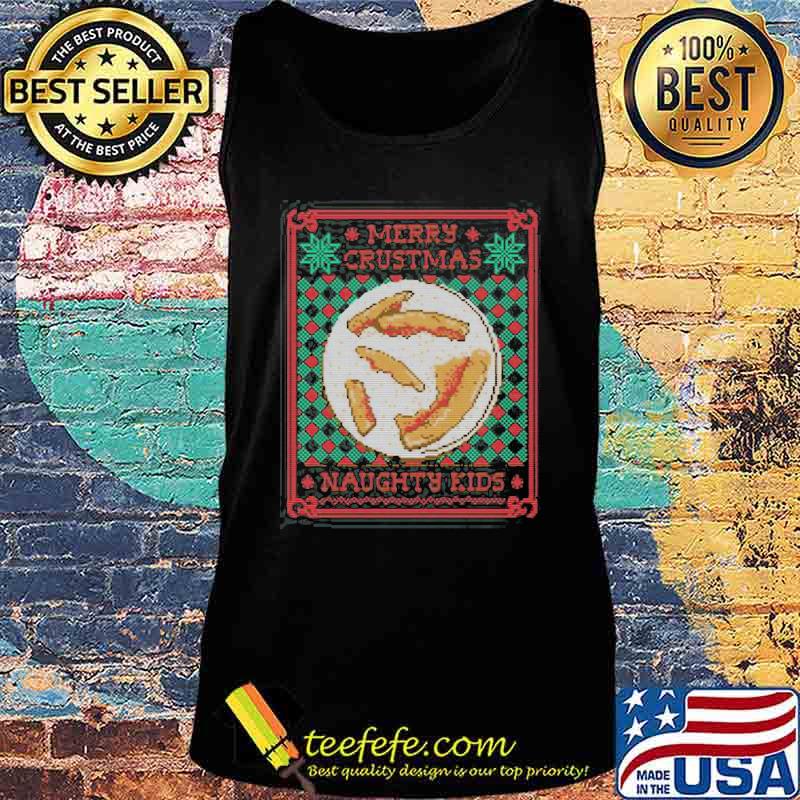 Merry crustmas naughty kids ugly christmas s Tank top Merry crustmas naughty kids ugly christmas s Tank top