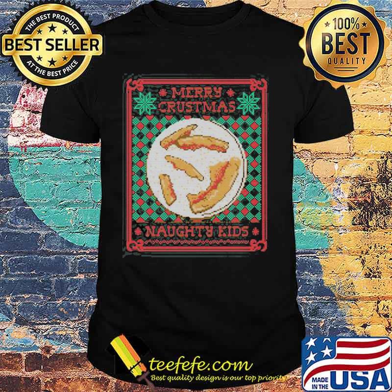 Merry crustmas naughty kids ugly christmas shirt Merry crustmas naughty kids ugly christmas shirt