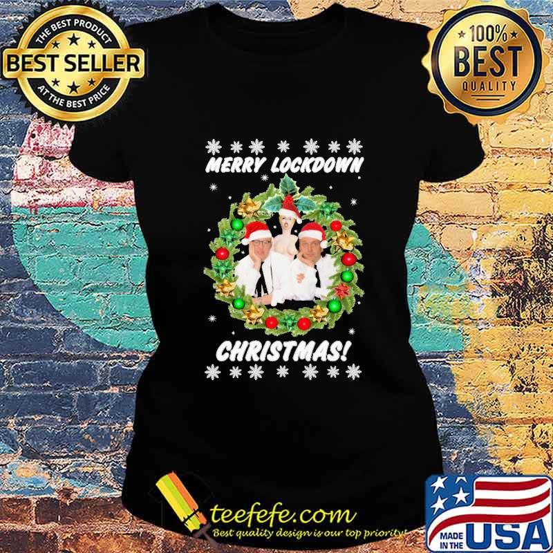 Merry lockdown christmas ugly s Ladies tee Merry lockdown christmas ugly s Ladies tee