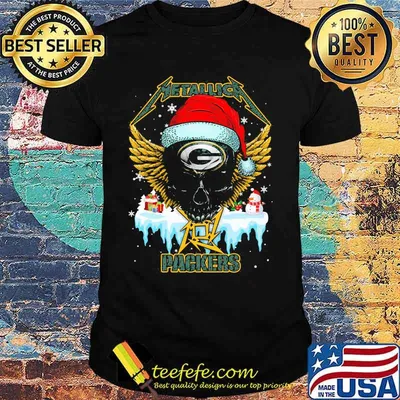 Metallica Skull Green Bay Packers shirt