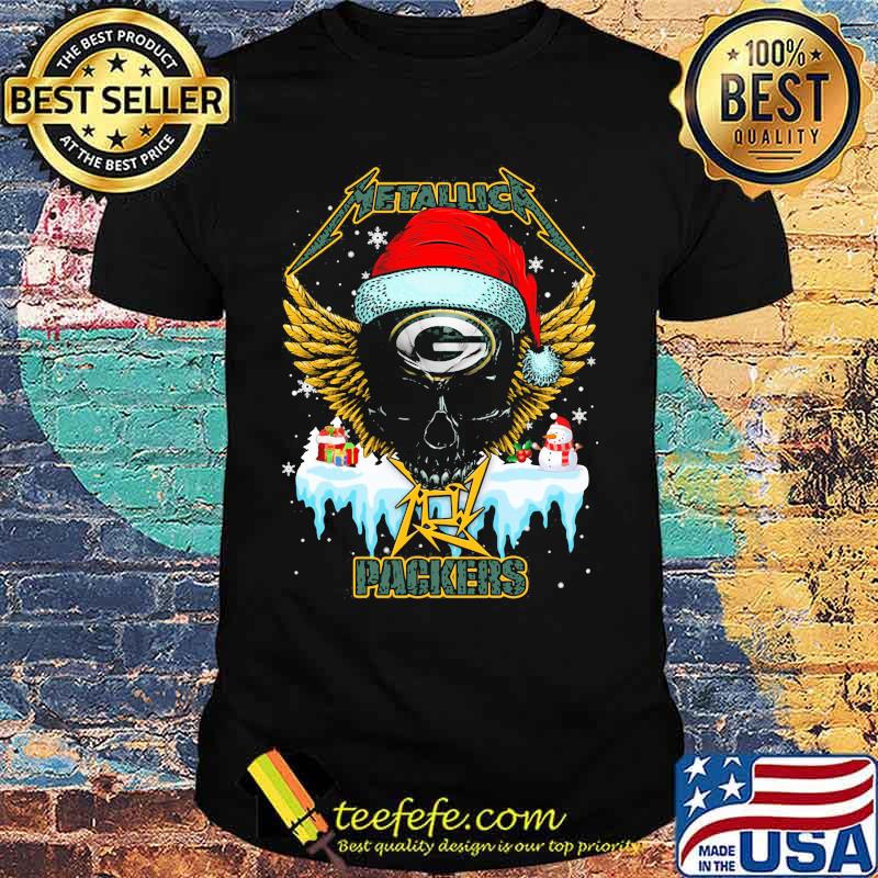 Metallica Skull Green Bay Packers shirt
