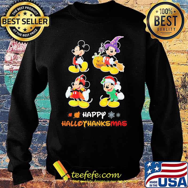 Mickey happy hallothanksmas s Sweater Mickey happy hallothanksmas s Sweater