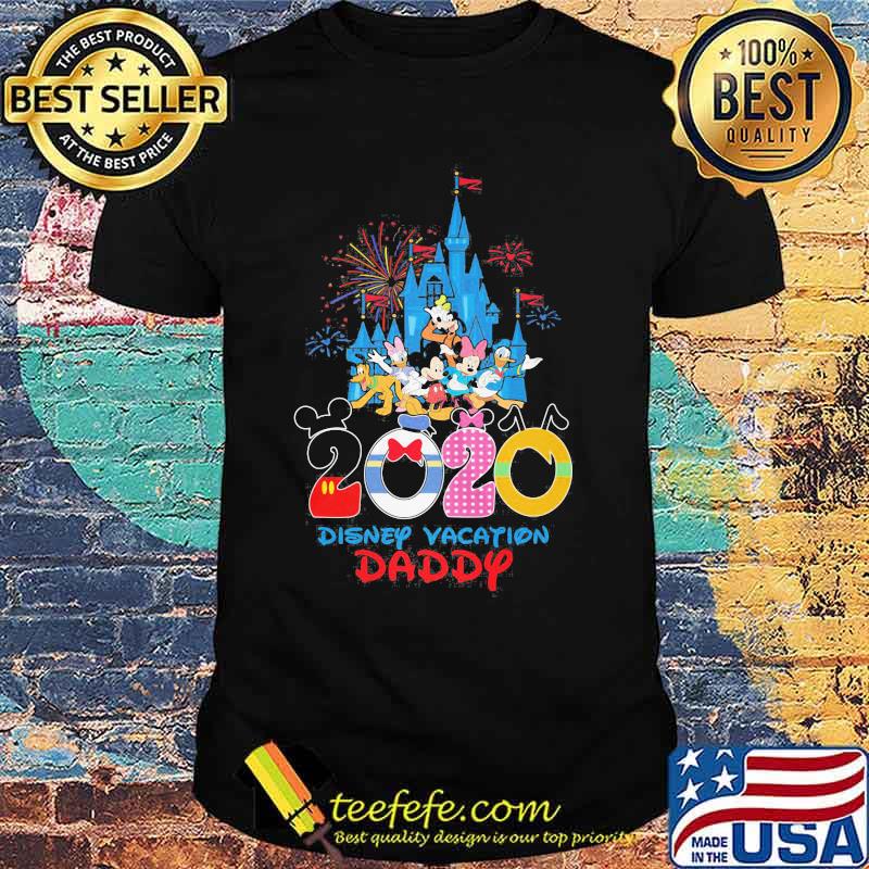Mickey minnie mouse duck donald goofy and friend 2020 disney vacation daddy shirt