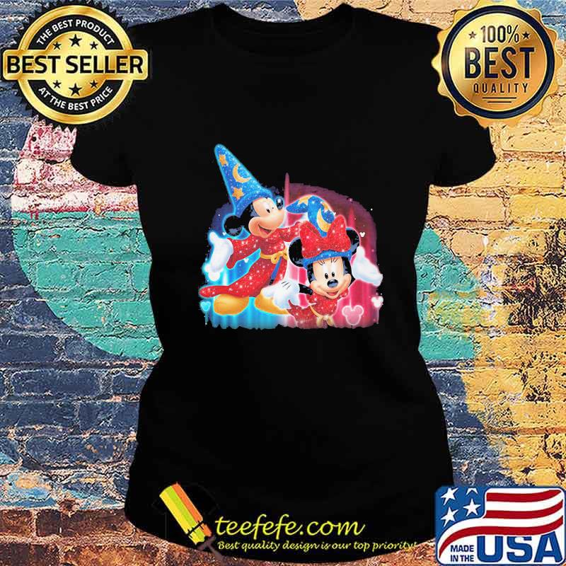 Mickey mouse and minnie mouse happy halloween s Ladies tee Mickey mouse and minnie mouse happy halloween s Ladies tee