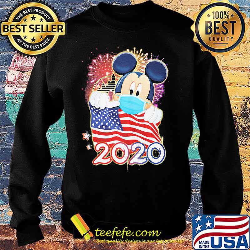 Mickey mouse mask american flag 2020 s Sweater Mickey mouse mask american flag 2020 s Sweater