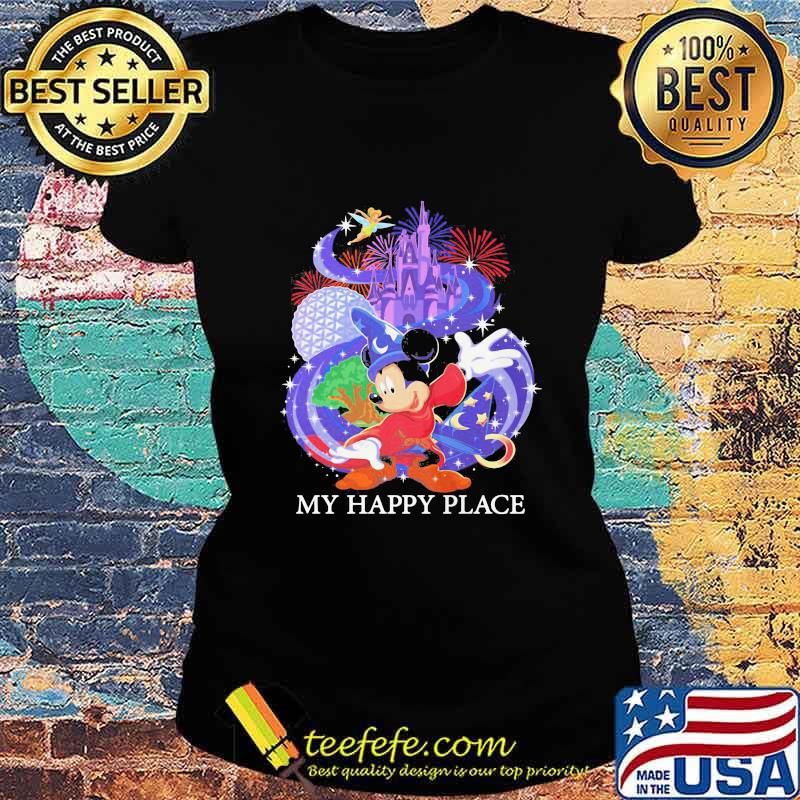 Mickey my happy place disney s Ladies tee Mickey my happy place disney s Ladies tee