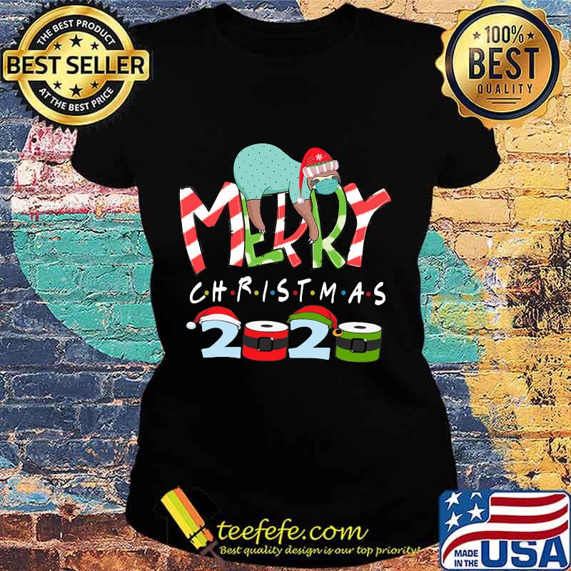 My official merry christmask quarantine sloth wear mask xmas s Ladies tee My official merry christmask quarantine sloth wear mask xmas s Ladies tee