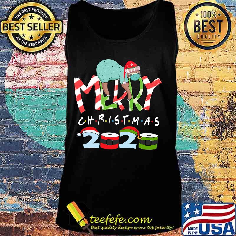 My official merry christmask quarantine sloth wear mask xmas s Tank top My official merry christmask quarantine sloth wear mask xmas s Tank top