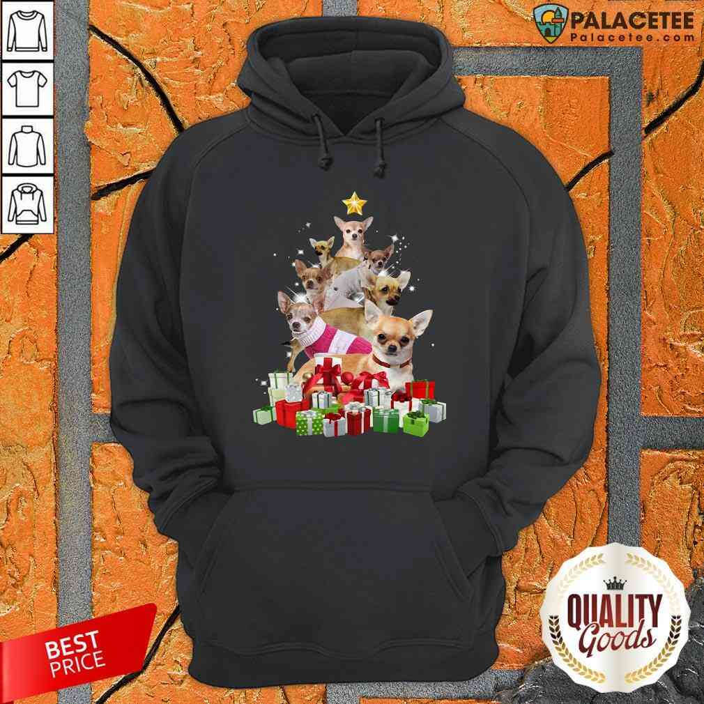 Nice Chihuahua Christmas Tree Shirt