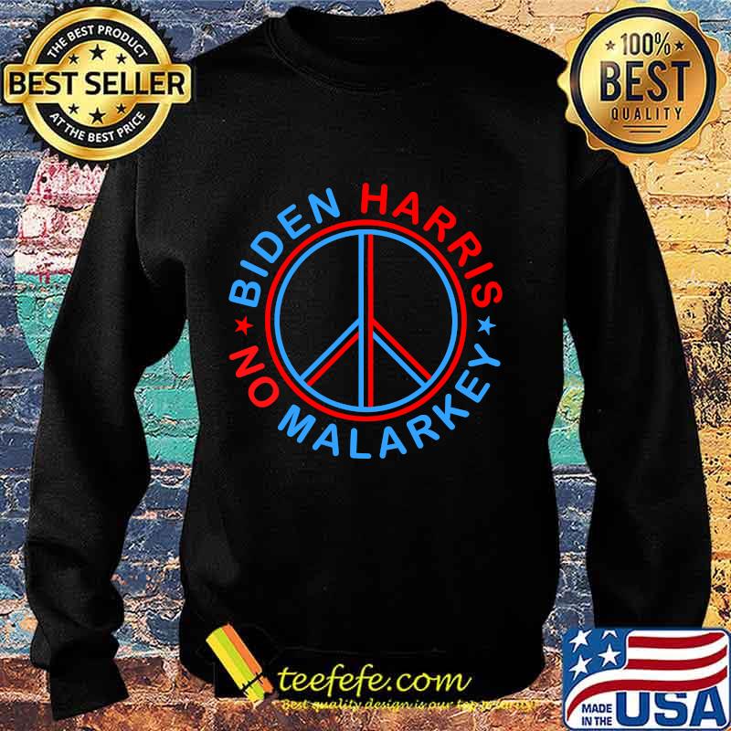 No malarkey joe biden & kamala harris peace sign s Sweater No malarkey joe biden & kamala harris peace sign s Sweater