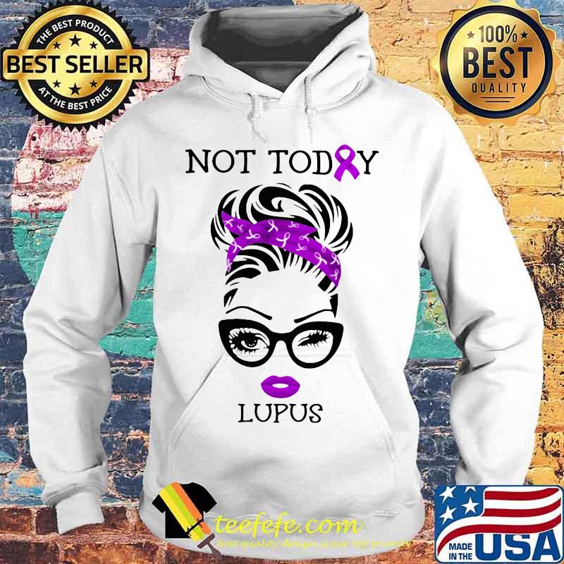 Not To Day Lupus Ladies Ribbon Purple Shirt Hoodie Not To Day Lupus Ladies Ribbon Purple Shirt Hoodie