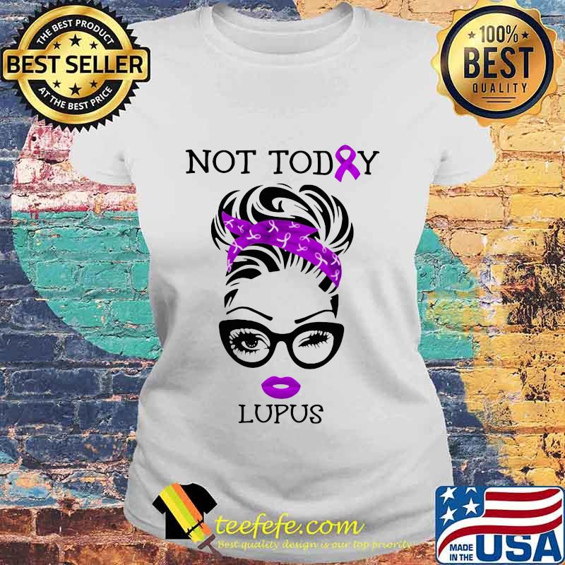 Not To Day Lupus Ladies Ribbon Purple Shirt Laides tee Not To Day Lupus Ladies Ribbon Purple Shirt Laides tee