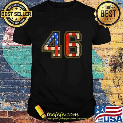 Official 46 American Flag Vintage Shirt
