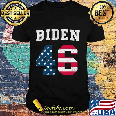Official Biden 46 American Flag Shirt