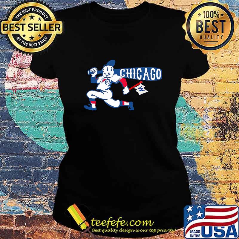 Official chicago cubs baseball flag s Ladies tee Official chicago cubs baseball flag s Ladies tee