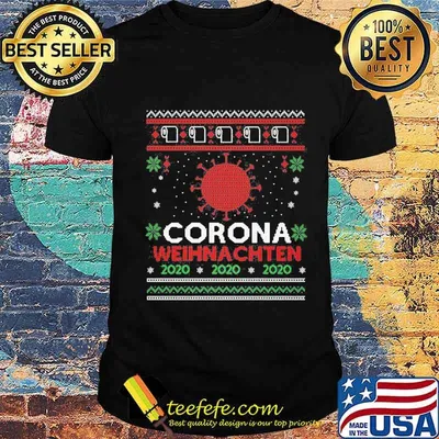 Official Corona Weihnachten 2020 Ugly Christmas Shirt