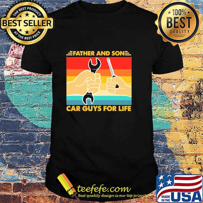 Official Father And Son Car Guys For Life Vintage Shirt Official Father And Son Car Guys For Life Vintage Shirt