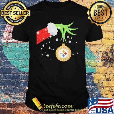 Official Grinch Steelers Merry Christmas Shirt