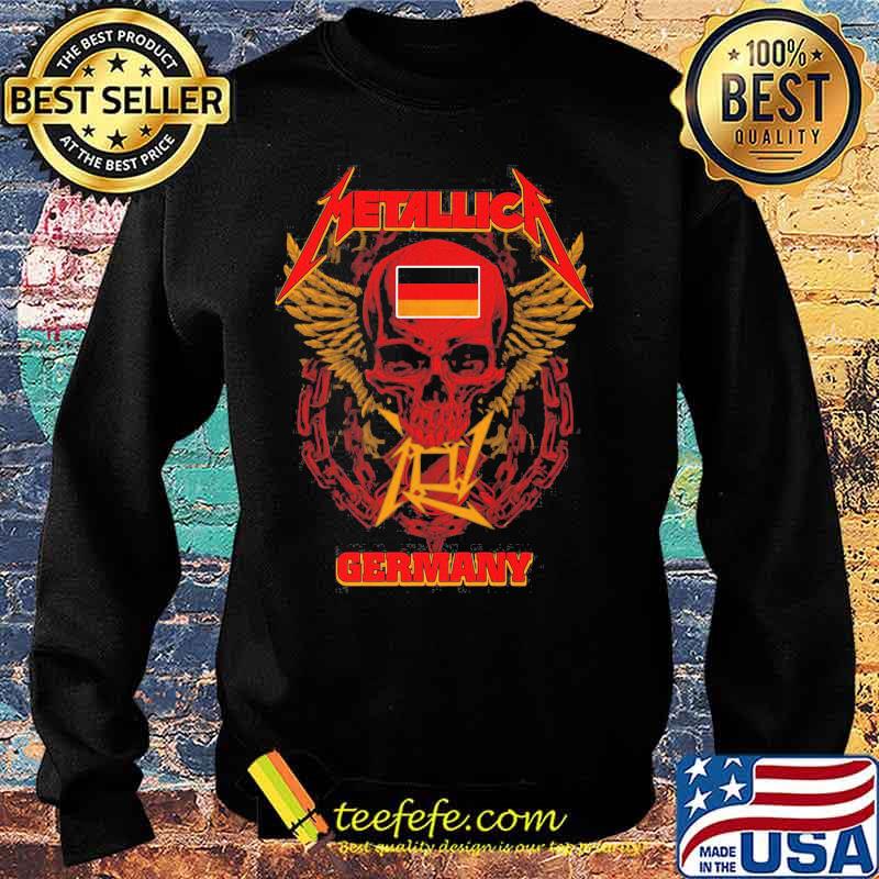 Official Metallic Germany Skull Flag Shirt Sweater Official Metallic Germany Skull Flag Shirt Sweater