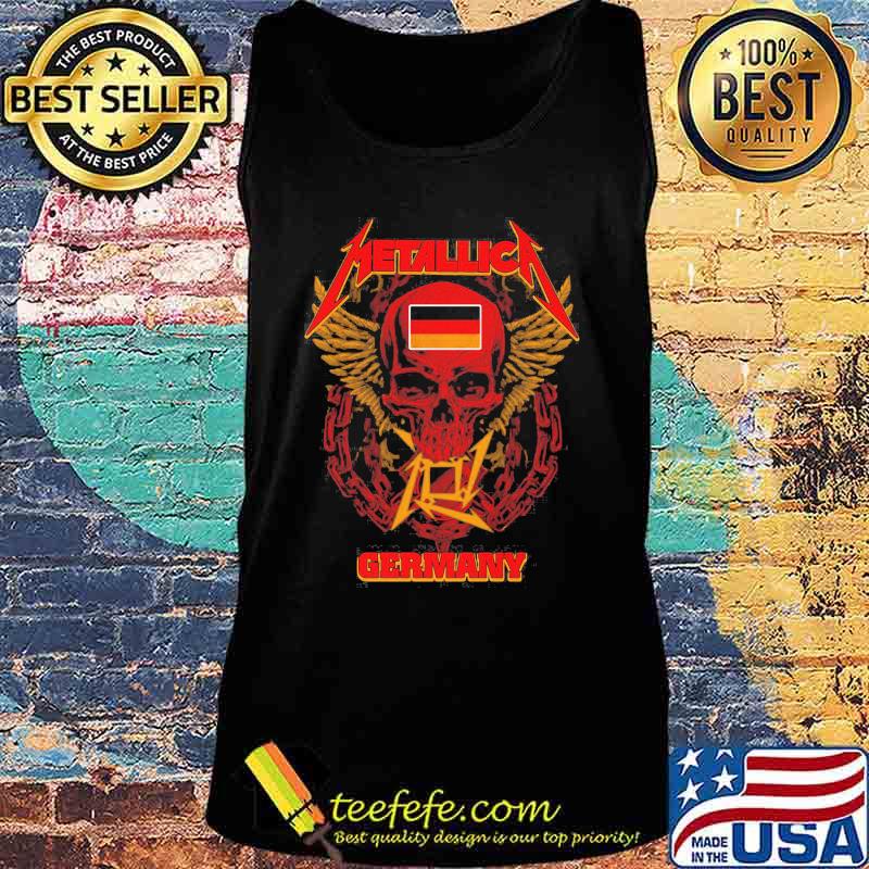 Official Metallic Germany Skull Flag Shirt Tank top Official Metallic Germany Skull Flag Shirt Tank top