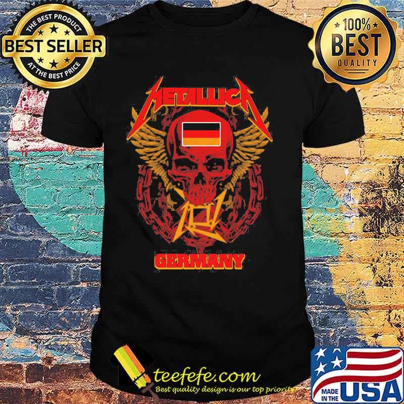 Official Metallic Germany Skull Flag Shirt Official Metallic Germany Skull Flag Shirt