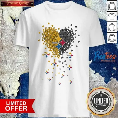 Official Pittsburgh Steelers Heart Shirt
