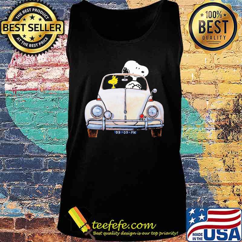 Official Snoopy And Woodstock Driving 09 09 Mk Shirt Tank top Official Snoopy And Woodstock Driving 09 09 Mk Shirt Tank top