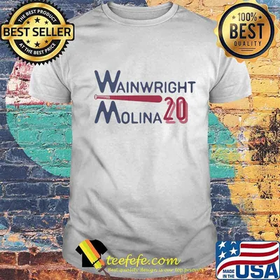 Official wainwright molina 2020 baseball shirt