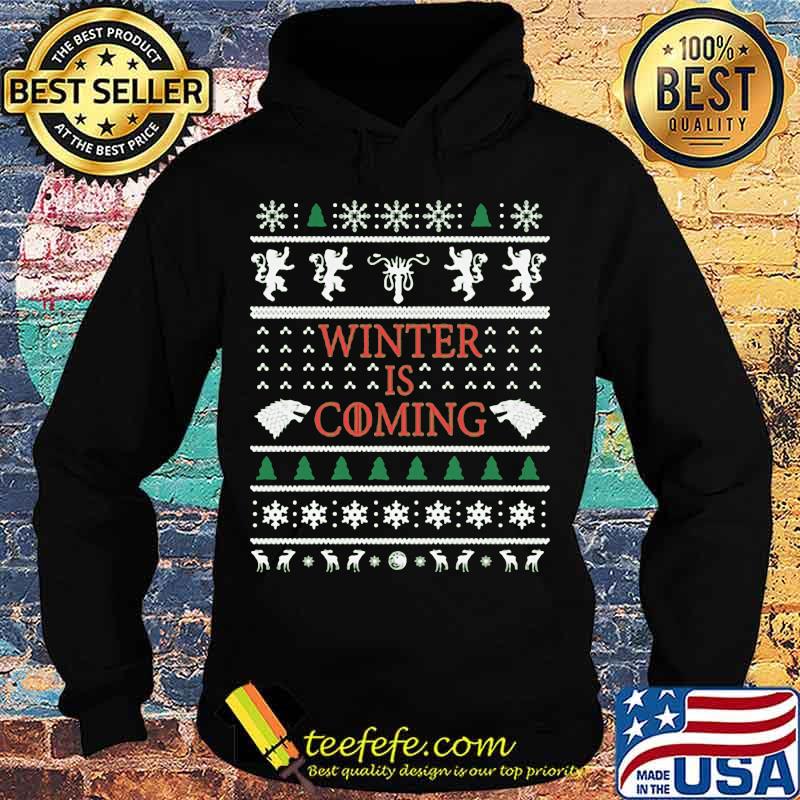 Official Winter Is Coming Merry Xmas Shirt Hoodie Official Winter Is Coming Merry Xmas Shirt Hoodie